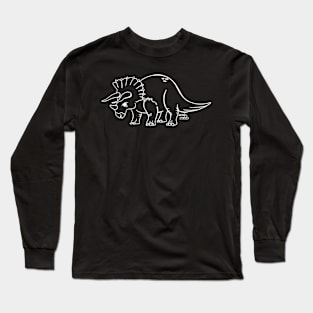 Triceratop Dinosaurus love Long Sleeve T-Shirt